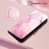 Peňaženkové 3D puzdro MARBLE na Xiaomi 12 Lite – Ružovo-fialovo-zlatá