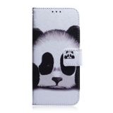 Peňaženkové 3D puzdro COLOURED na Honor X8 4G – Panda