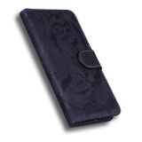 Peňaženkové kožené puzdro TIGER na Honor X8 4G – Čierna