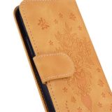 Peňaženkové kožené puzdro ROSE na Honor X8 4G 2022 – Žltá