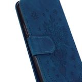 Peňaženkové kožené puzdro ROSE na Honor X8 4G 2022 – Modrá