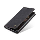 Peňaženkové kožené puzdro CaseMe na Xiaomi 12 Pro - Čierna