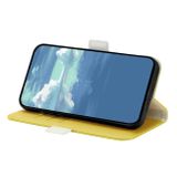 Peňaženkové kožené puzdro LITCHI na Xiaomi 12 Lite – Žltá