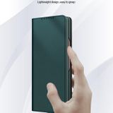 Peňaženkové kožené puzdro Split na Samsung Galaxy Z Fold4 - Hnedá