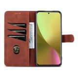 Peňaženkové kožené puzdro AZNS na Xiaomi 12 Lite – Hnedá