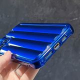 Gumený kryt STRIPES na iPhone 14 Pro Max - Sapphire Blue