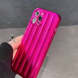 Gumený kryt STRIPES na iPhone 14 Pro Max - Rose Red