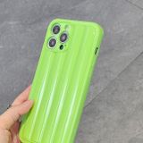 Gumený kryt STRIPES na iPhone 14 Pro Max - Fruit Green