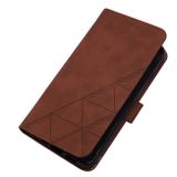 Peňaženkové kožené puzdro CROSSBODY na iPhone 14 Pro Max - Hnedá