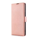 Peňaženkové kožené puzdro ULTRA-THIN na iPhone 14 Pro - Ružovozlatá