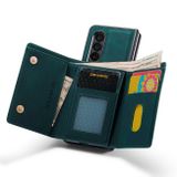 Peňaženkové kožené puzdro DG.MING Multi na Samsung Galaxy Z Fold4 - Zelená