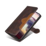 Peňaženkové kožené puzdro Skin Feel na Motorola Edge 30 Fusion - Hnedá