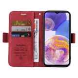 Peňaženkové kožené puzdro BETOPNICE na Samsung Galaxy A23 5G - Červená