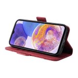 Peňaženkové kožené puzdro BETOPNICE na Samsung Galaxy A23 5G - Červená