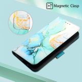 Peňaženkové 3D puzdro Marble na Motorola Edge 30 - Zelená