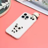 Gumený 3D kryt na iPhone 14 Pro Max - White Panda