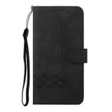 Peňaženkové kožené puzdro SKIN na iPhone 14 Pro Max - Čierna