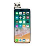 Gumený 3D kryt na iPhone 14 Pro Max - Panda