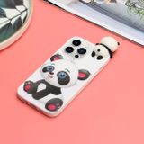 Gumený 3D kryt na iPhone 14 Pro Max - Panda