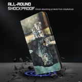 Peňaženkové 3D puzdro na Moto E22 - Mačka a Tiger