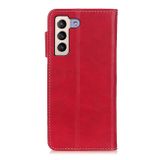 Peňaženkové kožené puzdro S-TYPE na Samsung Galaxy S23 Plus 5G – Červená
