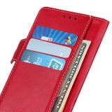 Peňaženkové kožené puzdro S-TYPE na Samsung Galaxy S23 Plus 5G – Červená