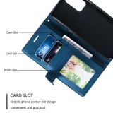 Peňaženkové kožené puzdro SPLICING na Samsung Galaxy A23 5G - Modrá