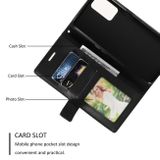 Peňaženkové kožené puzdro SPLICING na Samsung Galaxy A23 5G - Čierna