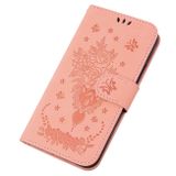 Peňaženkové kožené puzdro ROSE na Xiaomi Redmi A1 – Ružová