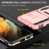 Gumený kryt FOLDING Armor na Samsung Galaxy S23 Ultra 5G - Ružovozlatá