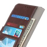 Peňaženkové kožené puzdro CROCODILE na Samsung Galaxy S23 Ultra 5G – Hnedá