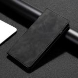 Peňaženkové kožené puzdro Magnetic na Honor X8 5G/X6 - Čierna
