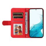 Peňaženkové kožené puzdro SKIN FEEL na Samsung Galaxy S23 Plus 5G – Červená
