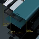 Knižkové puzdro Electroplating Mirror MAGNETIC na Xiaomi 12T / 12T Pro - Zelená