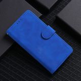 Peňaženkové kožené puzdro Magnetic Flip Leather na Moto E22 - Modrá