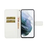 Peňaženkové kožené puzdro ETHNIC na Samsung Galaxy S23 5G – Biela