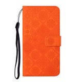 Peňaženkové kožené puzdro ETHNIC na Xiaomi Redmi A1 – Oranžová