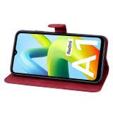 Peňaženkové kožené puzdro RETRO na Xiaomi Redmi A1 – Červená