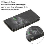 Peňaženkové 3D puzdro DRAWING na Samsung Galaxy S23 Plus 5G – Čierna mačka