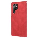 Peňaženkové kožené puzdro FANTASY na Samsung Galaxy S23 Ultra 5G – Červená