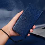 Peňaženkové kožené puzdro HONEYCOMB na Samsung Galaxy A23 5G - Modrá