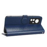 Peňaženkové kožené puzdro HONEYCOMB na Xiaomi 12T / 12T Pro – Modrá