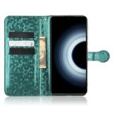 Peňaženkové kožené puzdro HONEYCOMB na Xiaomi 12T / 12T Pro – Zelená