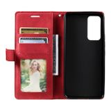 Peňaženkové kožené puzdro SKIN na Xiaomi 12 Lite – Červená
