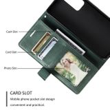 Peňaženkové kožené puzdro SKIN na Xiaomi 12 Lite – Zelená