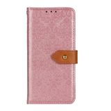 Peňaženkové kožené puzdro Floral na Motorola Moto G72 - Ružová