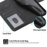 Peňaženkové kožené puzdro WALLET na Xiaomi 13 – Čierna