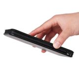 Peňaženkové Carbon puzdro na Xiaomi 13 Pro - Čierna