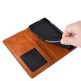 Peňaženkové kožené puzdro MAGNETIC na Xiaomi 12T / 12T Pro – Hnedá