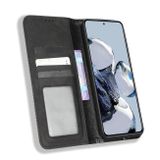Peňaženkové kožené puzdro MAGNETIC na Xiaomi 12T / 12T Pro – Čierna